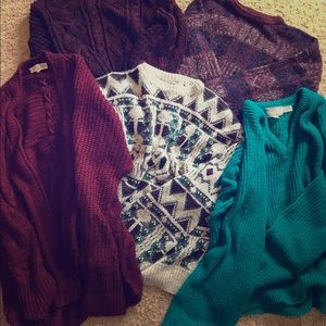 Cozy oversized sweaters!